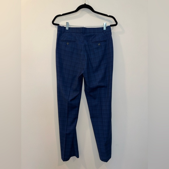 TOMMY HILFIGER Boys Size 18 Blue Plaid Suit - Picture 3 of 7